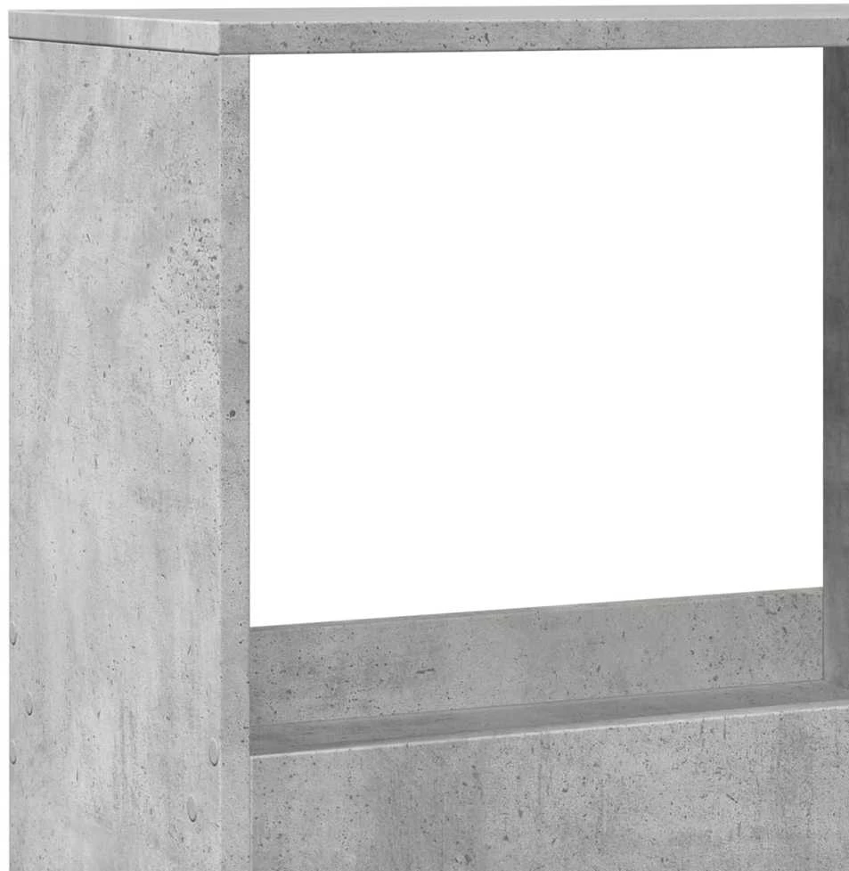 Kambario pertvara, betono, 100x33x175cm, apdirbta mediena