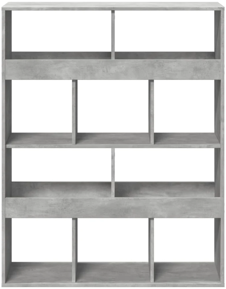 Kambario pertvara, betono pilka, 100x33x125,5cm, mediena