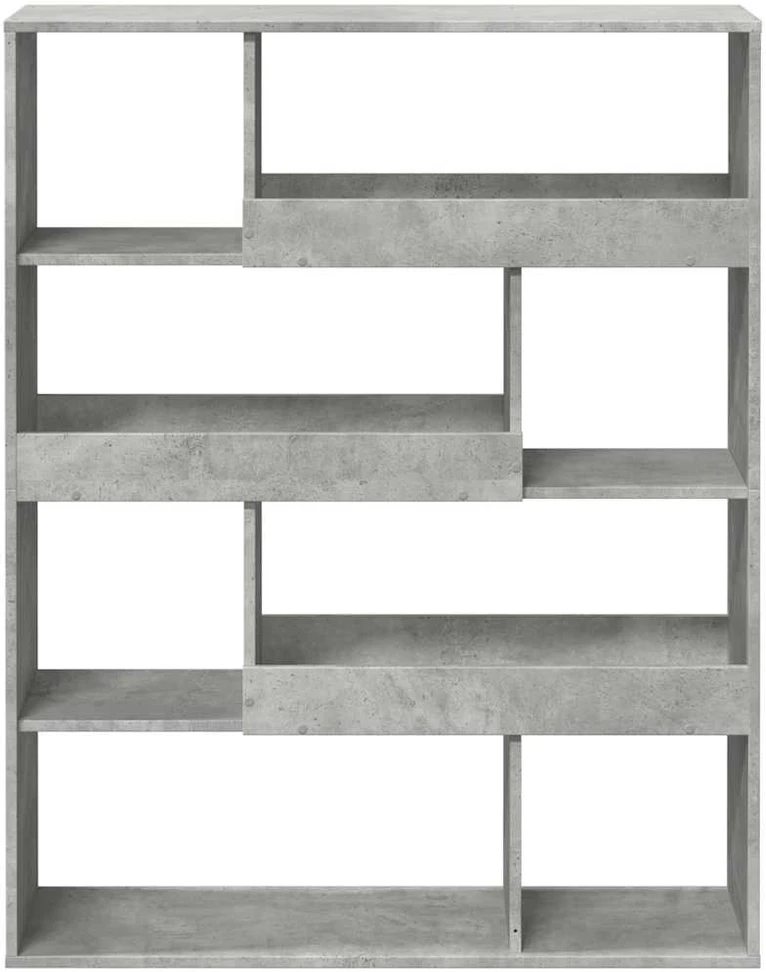 Kambario pertvara, betono pilka, 100x33x125,5cm, mediena