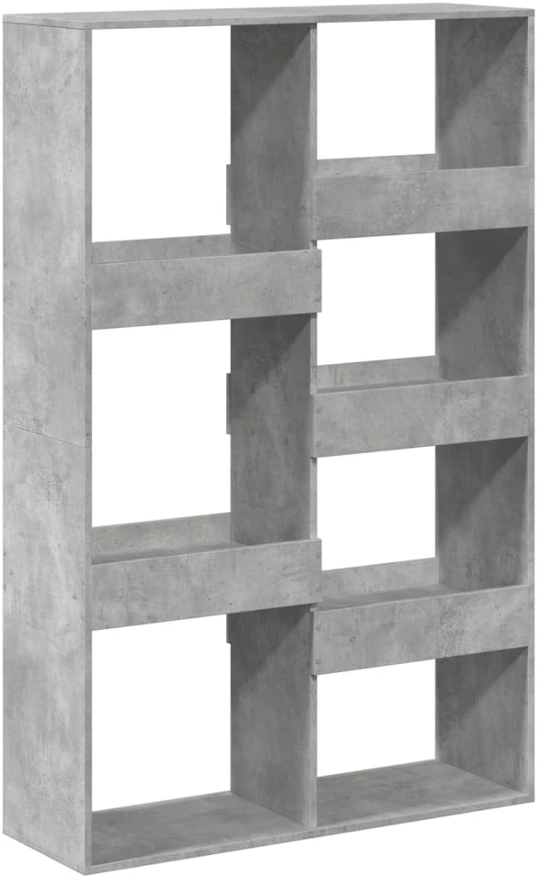 Kambario pertvara, betono pilka, 100x33x155,5cm, mediena