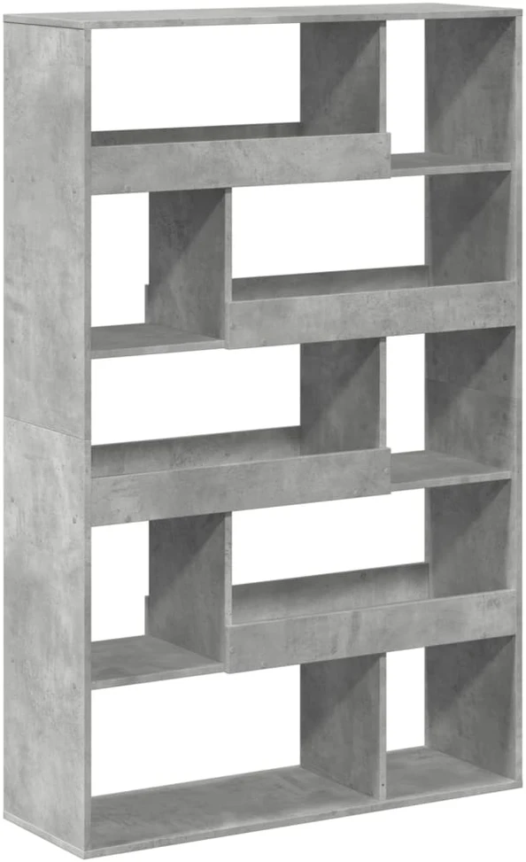 Kambario pertvara, betono pilka, 100x33x156,5cm, mediena
