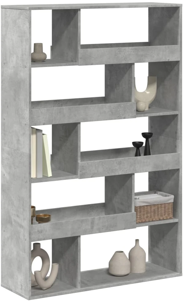 Kambario pertvara, betono pilka, 100x33x156,5cm, mediena