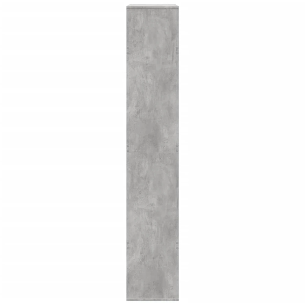 Kambario pertvara, betono pilka, 100x33x187,5cm, mediena