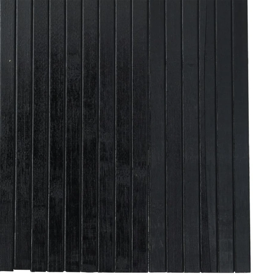Kambario pertvara, juodos spalvos, 165x400cm, bambukas