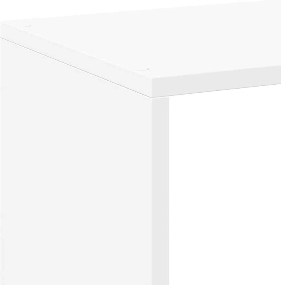 Kambario pertvara/knygų spinta, balta, 102x29x103,5cm, mediena