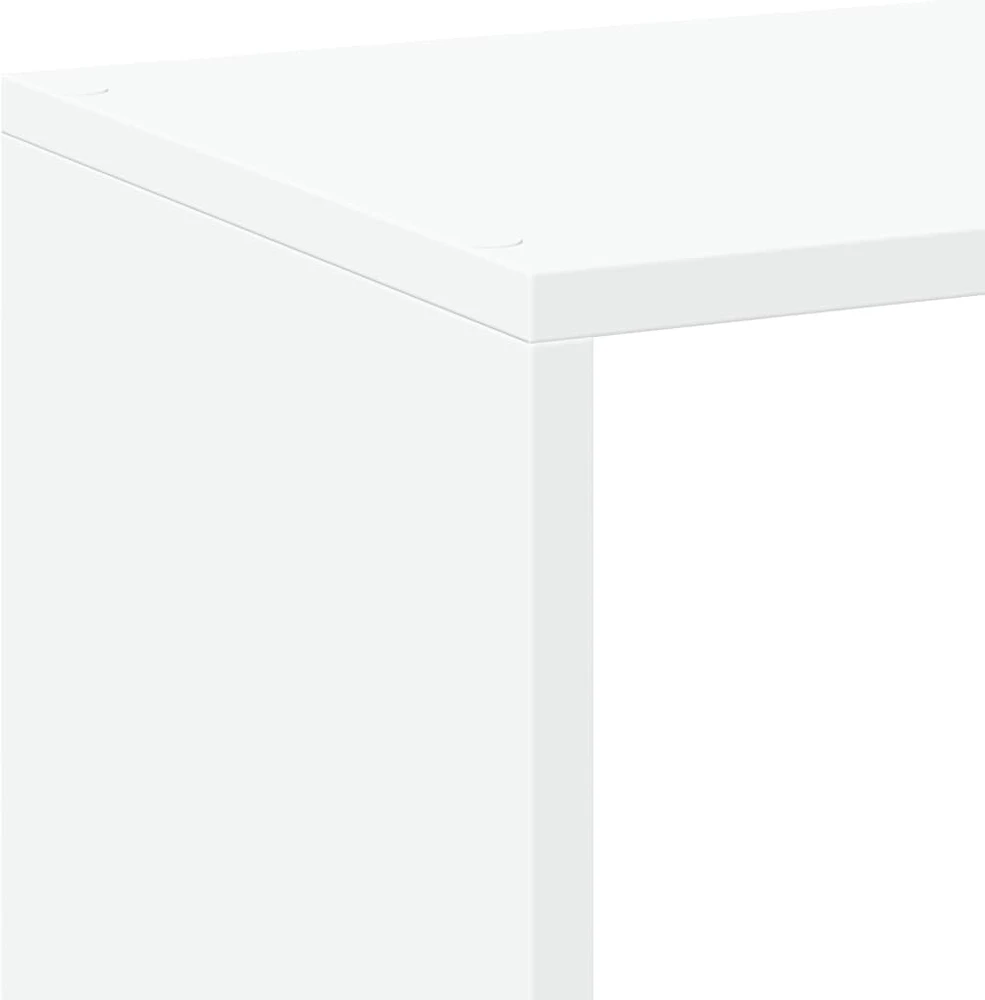 Kambario pertvara/knygų spinta, balta, 102x29x103,5cm, mediena