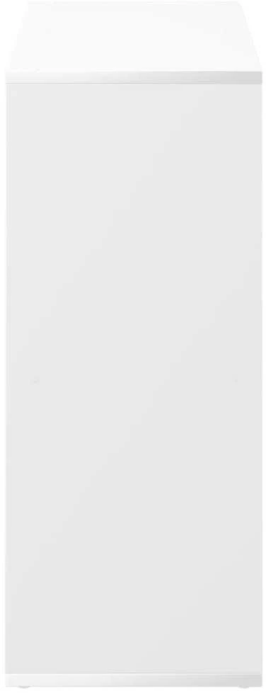 Kambario pertvara, knygų lentyna, balta, 69,5x29x69,5 cm, inžinerinė mediena