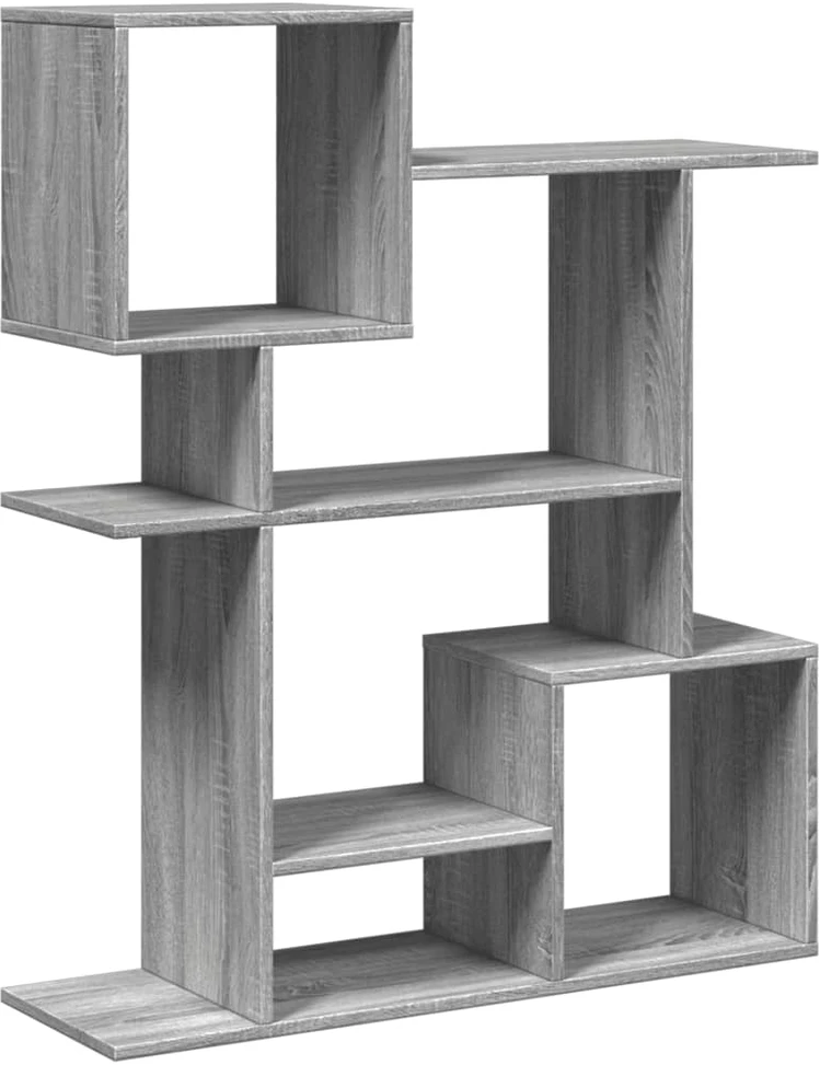 Kambario pertvara/knygų spinta, pilka, 92x29x112cm, mediena