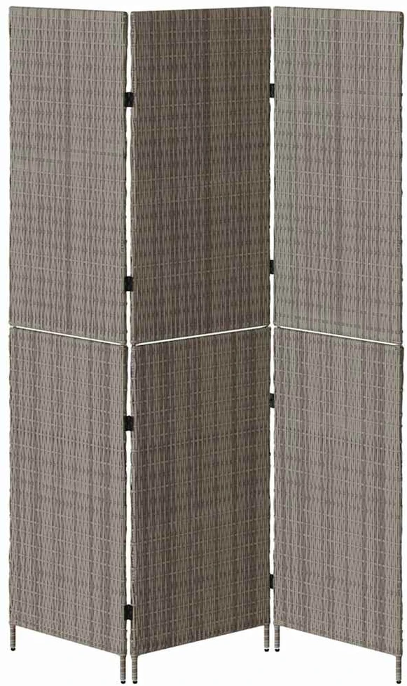 Kambario pertvara Pilka 146 x 180 cm poliratanas