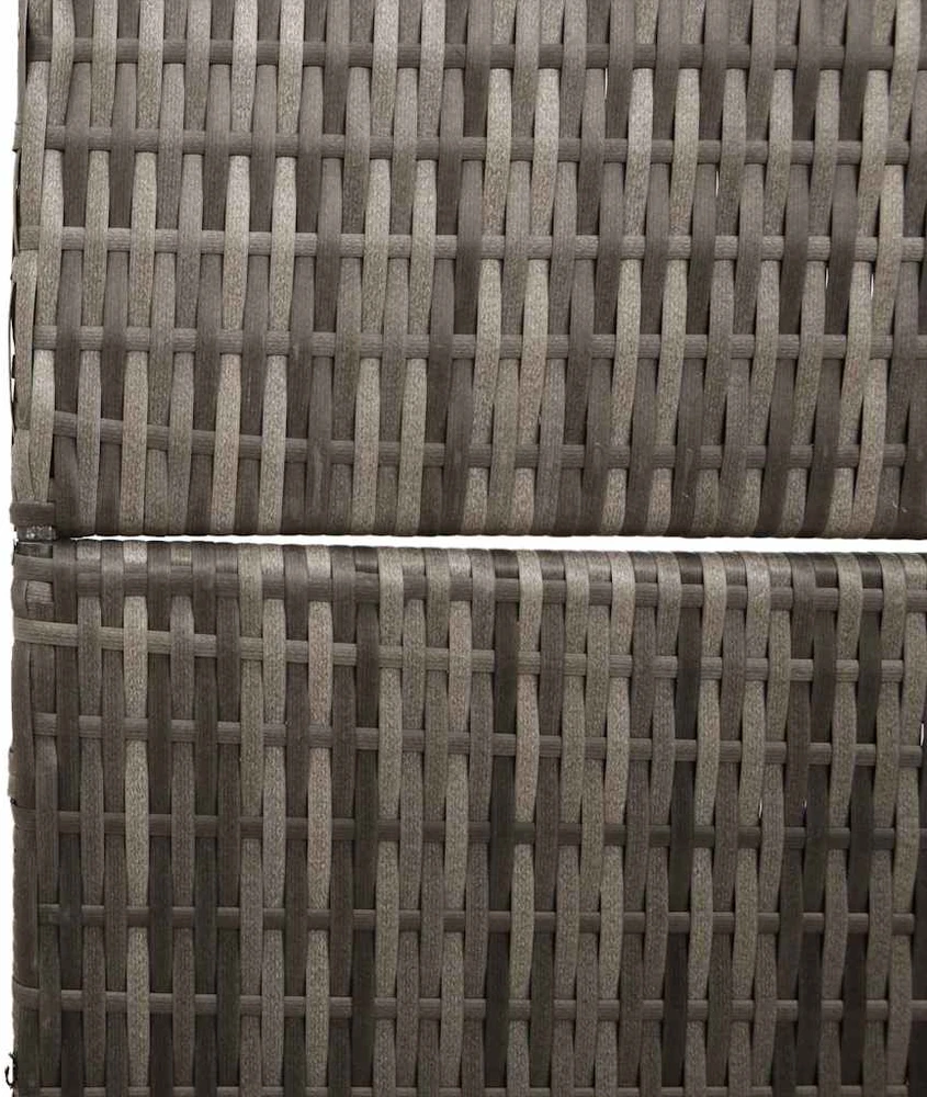 Kambario pertvara Pilka 146 x 180 cm poliratanas