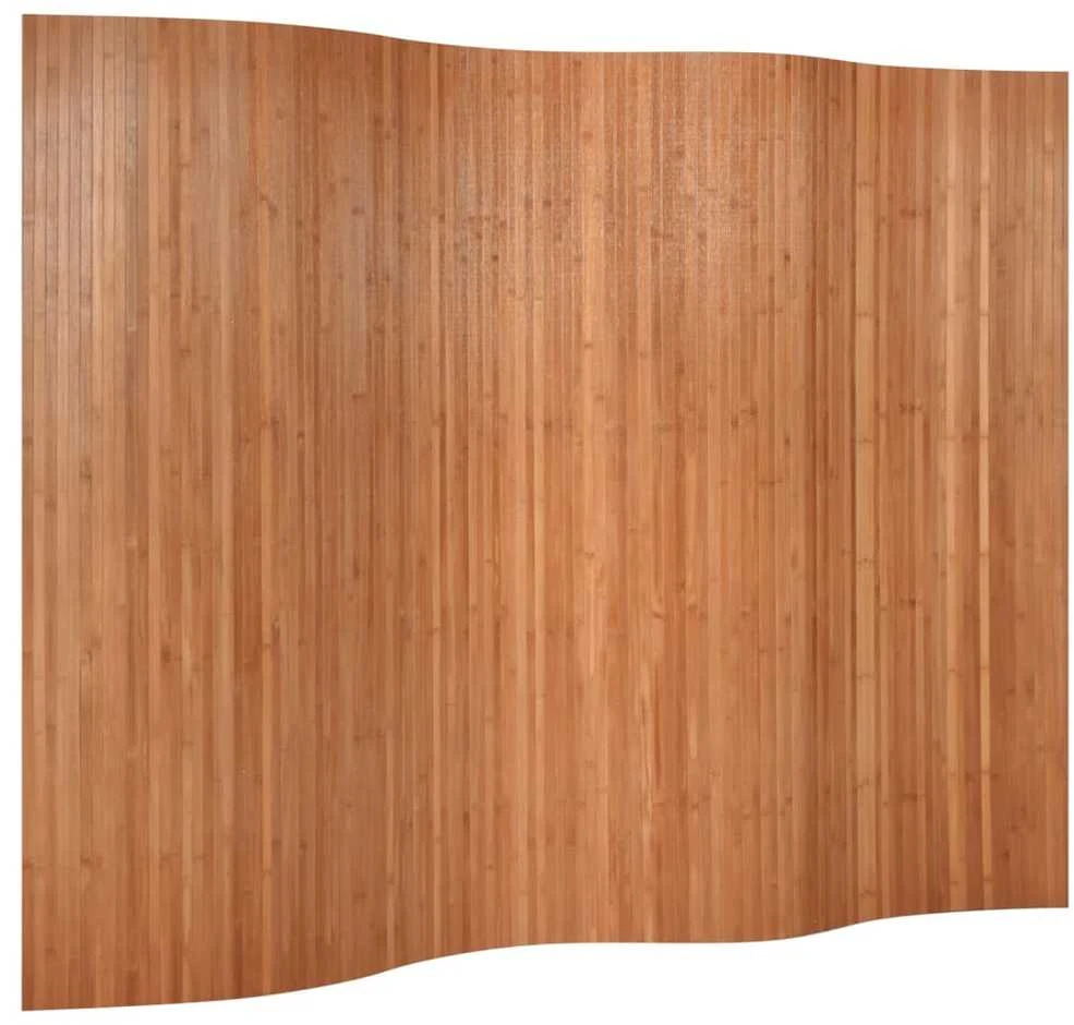 Kambario pertvara, rudos spalvos, 165x250cm, bambukas