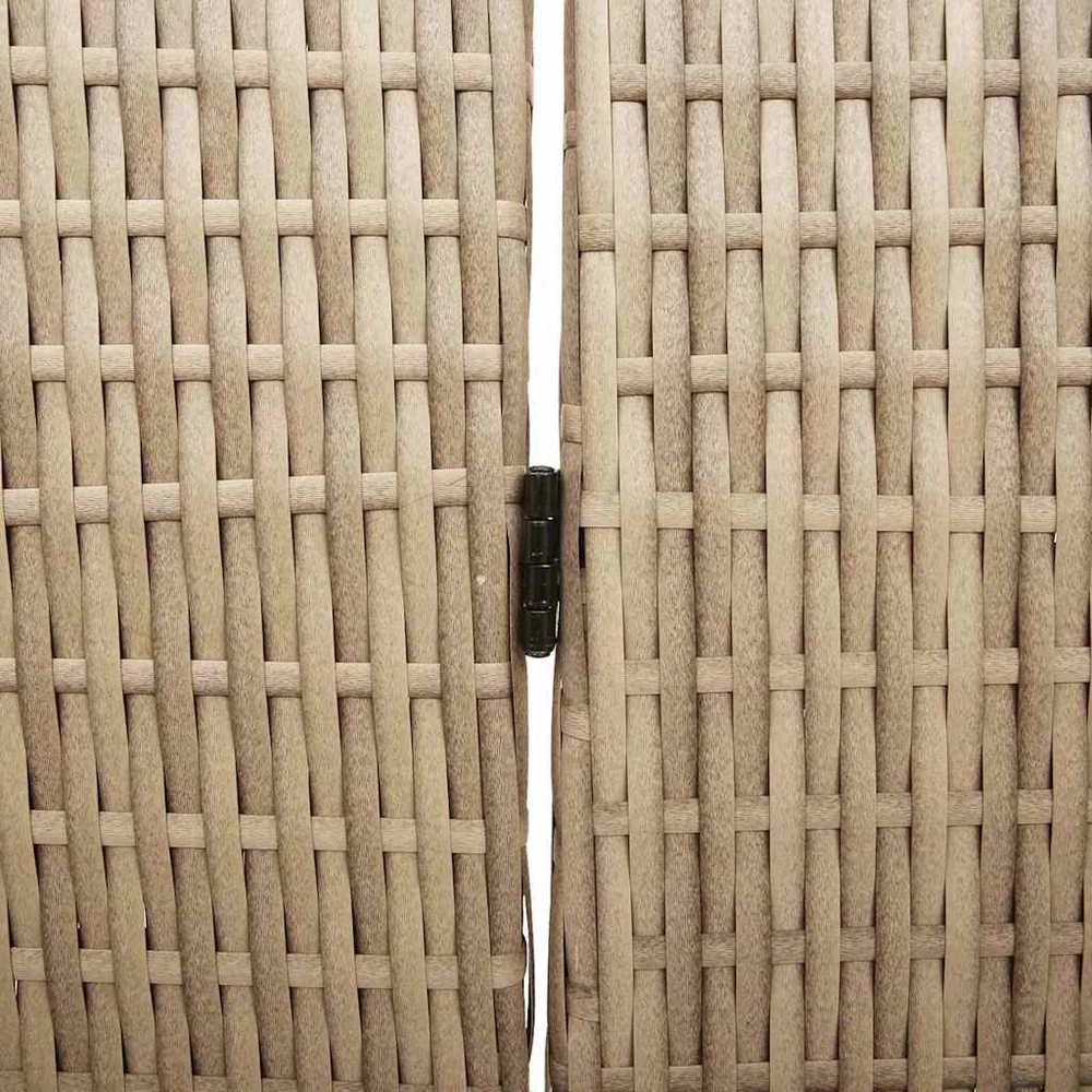 Kambario pertvara Smėlio 242 x 180 cm poliratanas