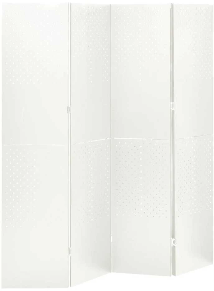 Kambario pertvaros, 4 dalių, 2vnt., baltos, 160x180cm, plienas