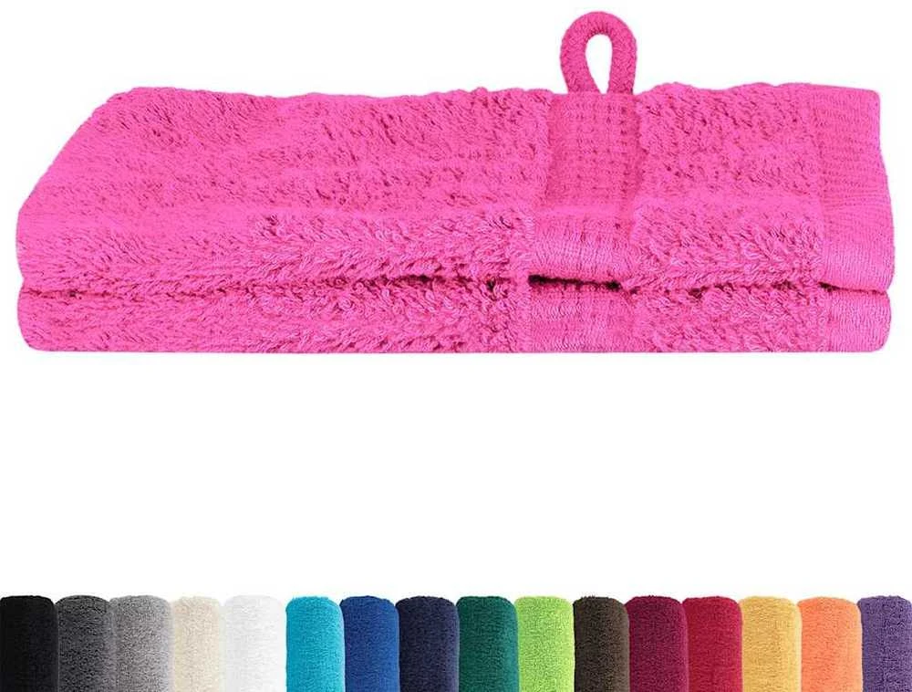 Svečių Rankšluostis SOLUND 2 pcs Rožinė 15 x 21 cm 550 gsm
