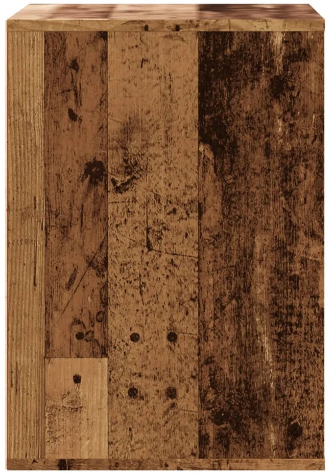 Kampinė komoda su stalčiais, 60x41x58cm, apdirbta mediena