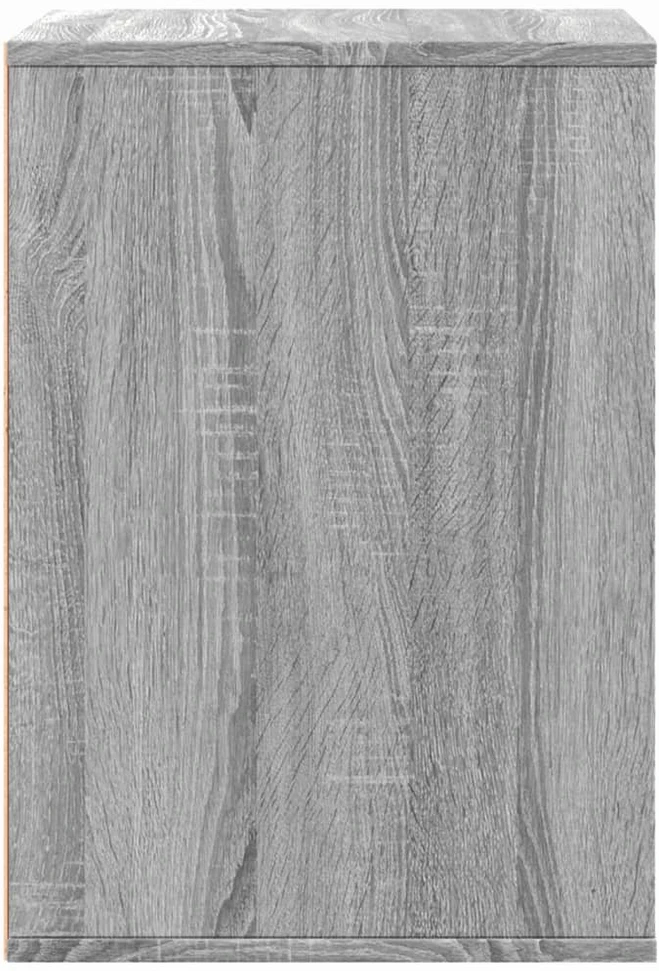 Kampinė komoda su stalčiais, pilka, 60x41x58cm, mediena