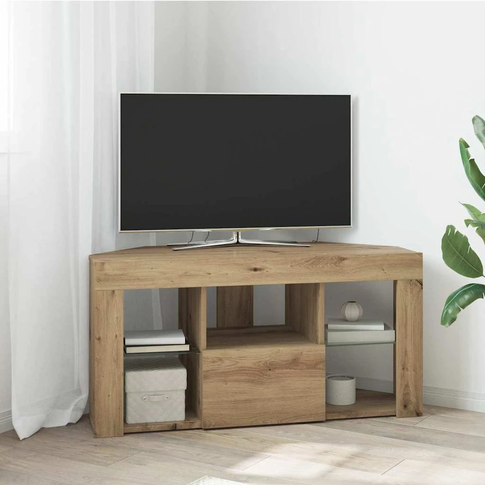 TV staliukas Kampinė LED televizoriaus spinta 100 x 40 x 50 cm
