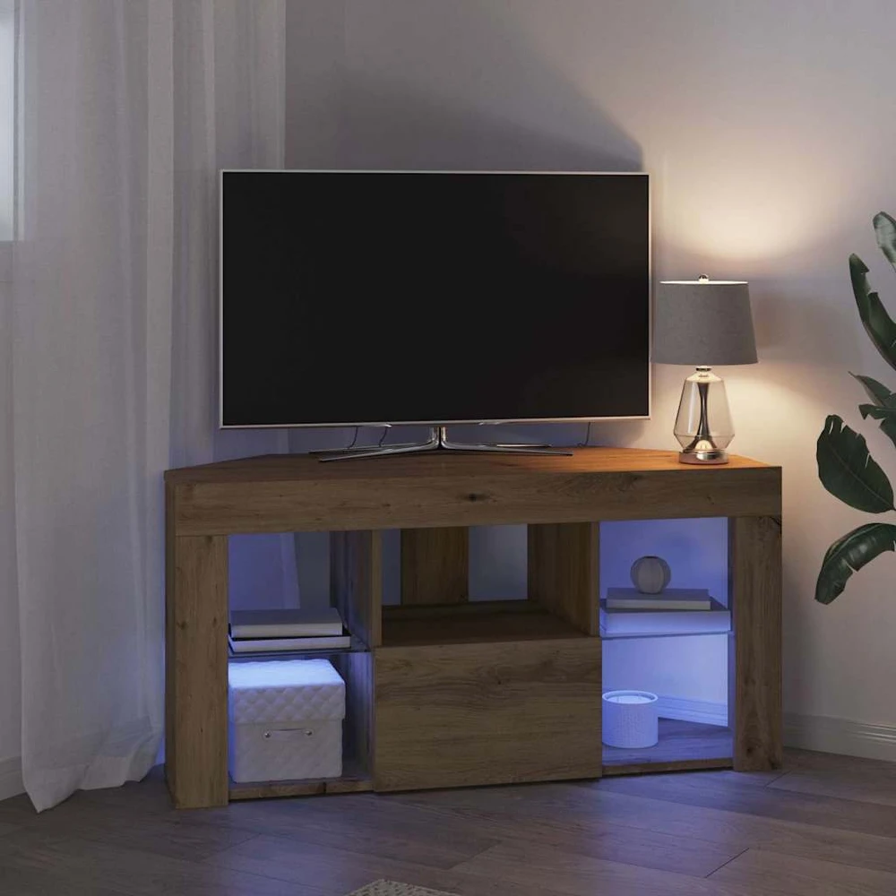 TV staliukas Kampinė LED televizoriaus spinta 100 x 40 x 50 cm