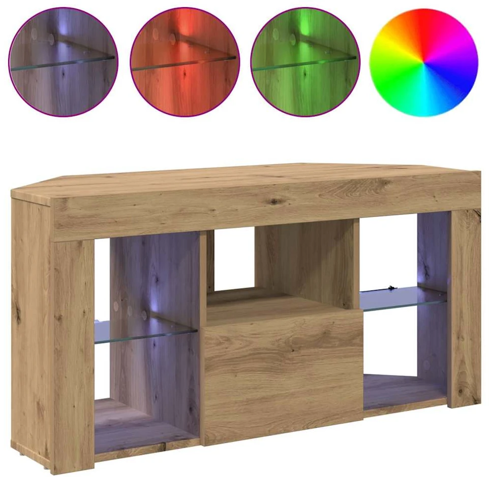 TV staliukas Kampinė LED televizoriaus spinta 100 x 40 x 50 cm