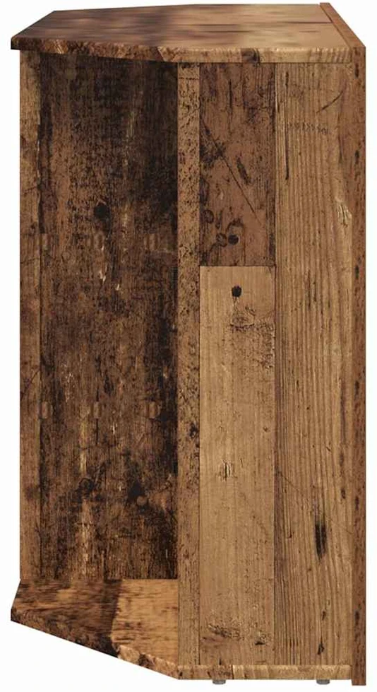 TV staliukas Kampinė LED televizoriaus spinta 100x40x68cm Senas medis