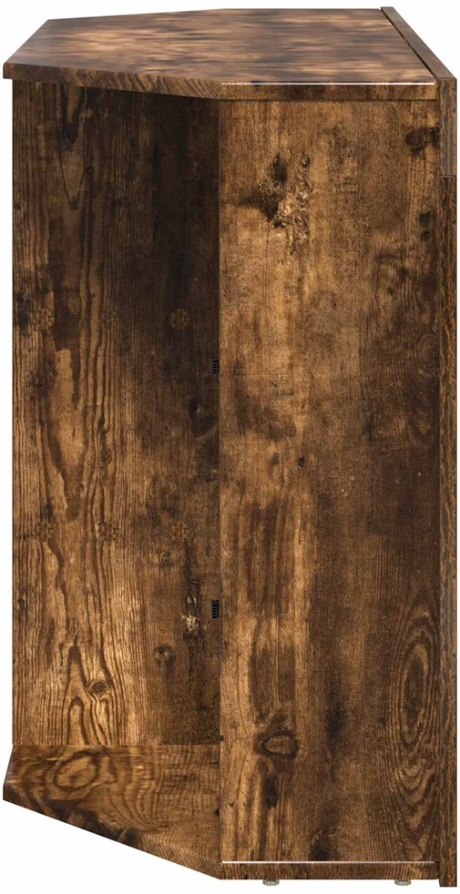 TV staliukas Kampinė LED televizoriaus spinta 100x40x68cm Rūkyta ąžuolas