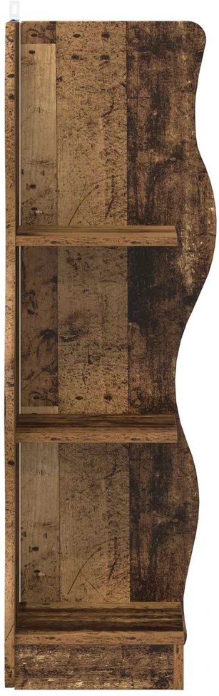 Kampinė lentyna Sendintos medienos 34 x 33 x 102 cm