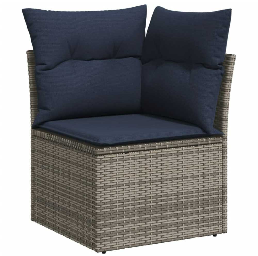 | Sodo sofa | su pagalve Pilka 62 x 62 x 69 cm Poli ratanas