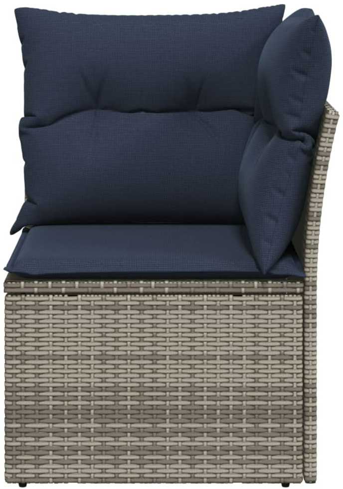| Sodo sofa | su pagalve Pilka 62 x 62 x 69 cm Poli ratanas