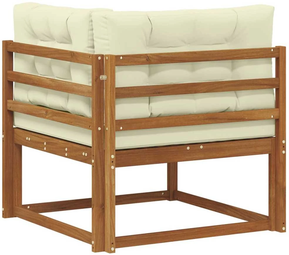 Lauko kampinis sofa Natūrali