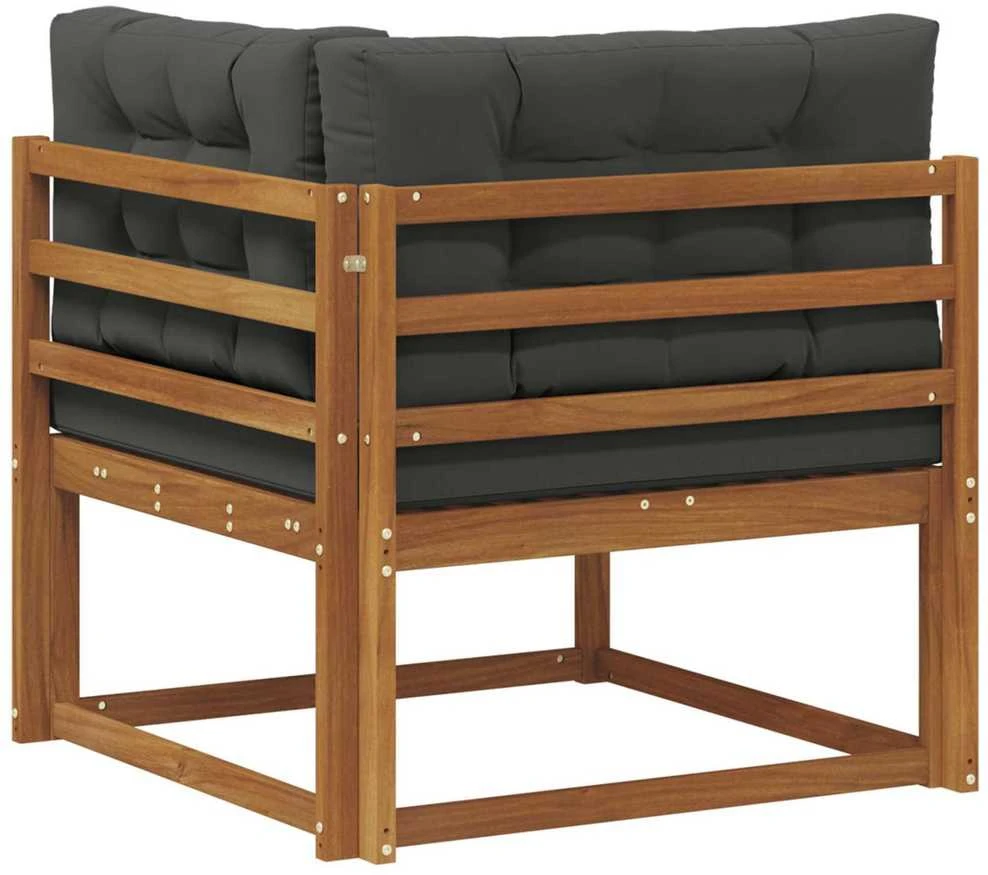 Lauko kampinis sofa Natūrali