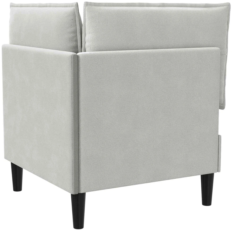 Kampinė Sofa su Saugykla Šviesiai pilka Aksomas