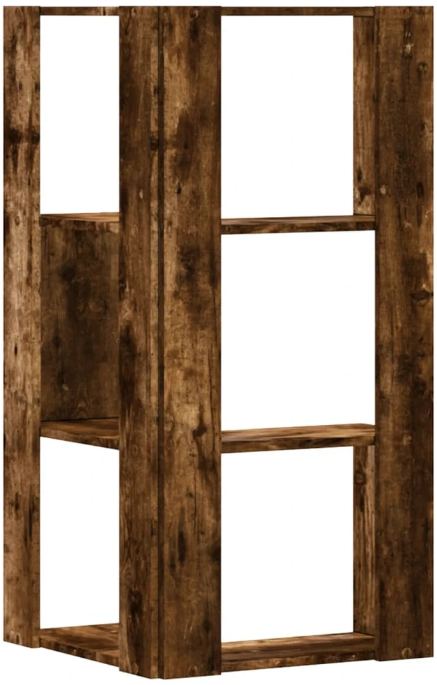 Kampinė spinta, 3 aukštų, ąžuolo, 50x50x102cm, mediena