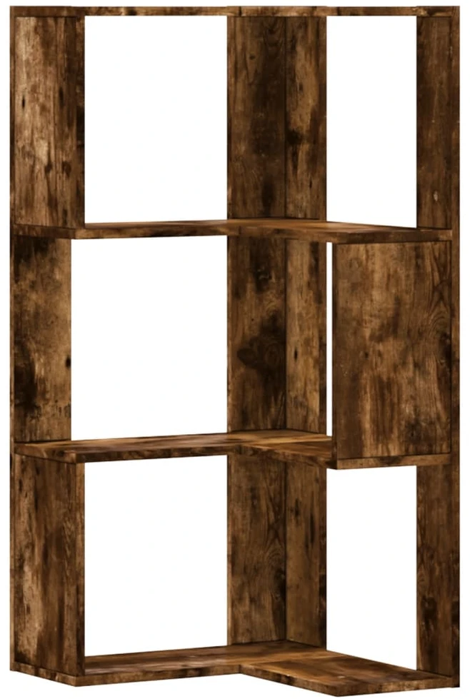 Kampinė spinta, 3 aukštų, ąžuolo, 50x50x102cm, mediena
