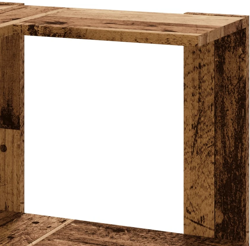 Kampinė spinta, 3 aukštų, medienos, 50x50x102cm, mediena