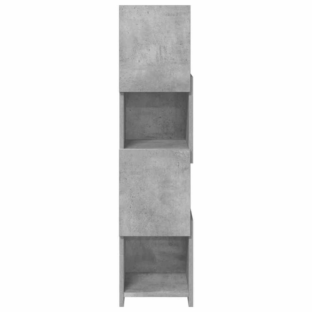 Kampinė spintelė 25,5x25x102cm Apdirbta mediena Betono pilka