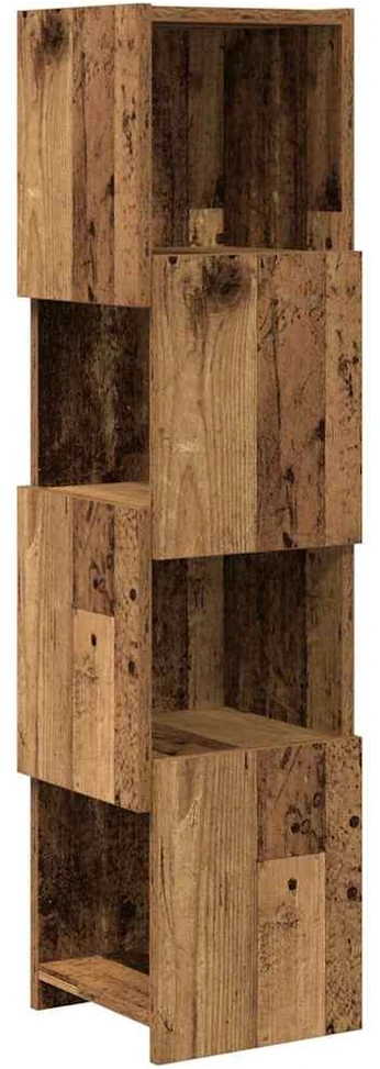 Kampinė spintelė 25,5x25x102cm Apdirbta mediena Senas medis