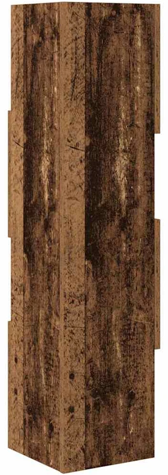 Kampinė spintelė 25,5x25x102cm Apdirbta mediena Senas medis