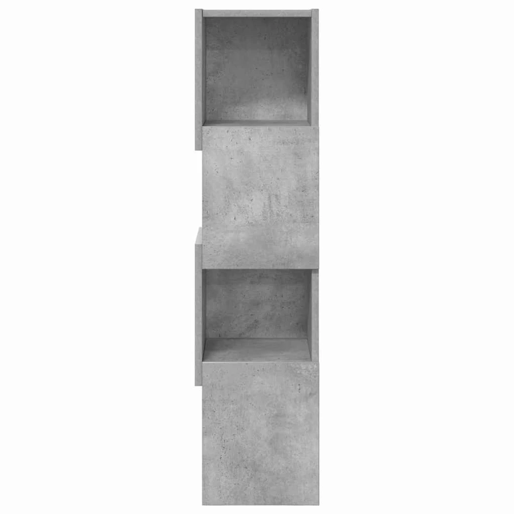Kampinė spintelė 25,5x25x102cm Apdirbta mediena Betono pilka