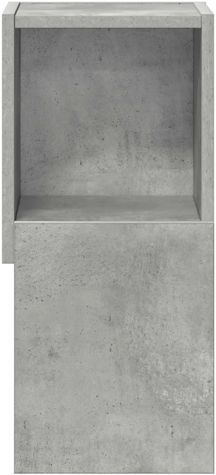 Kampinė spintelė 25,5x25x55cm Apdirbta mediena Betono pilka