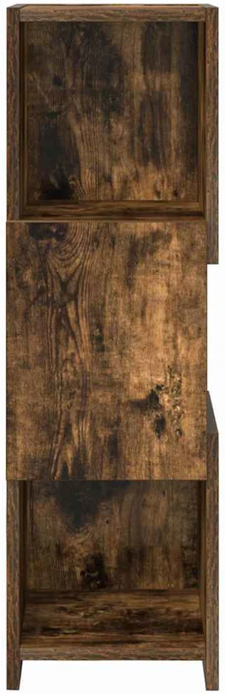 Kampinė spintelė 25,5x25x80cm Apdirbta mediena Rūkyta ąžuolas