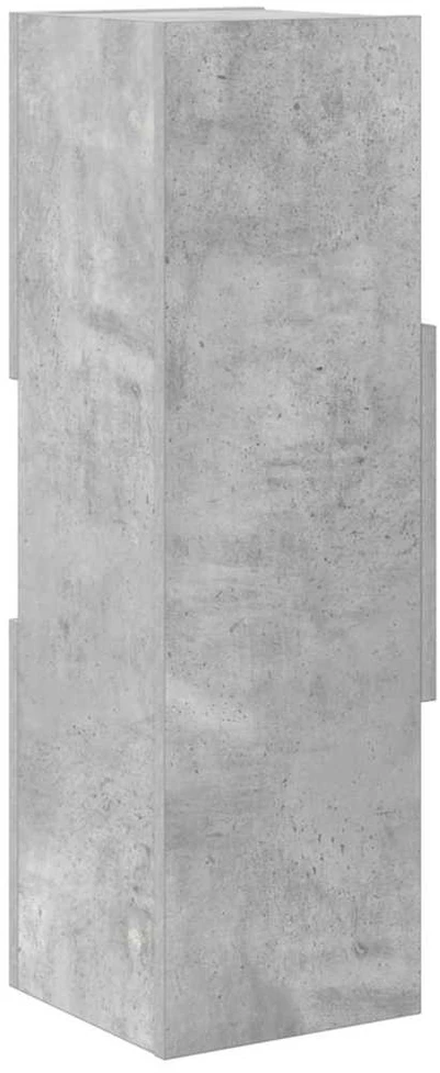 Kampinė spintelė 25,5x25x80cm Apdirbta mediena Betono pilka