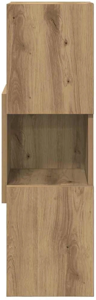 Kampinė spintelė 25,5x25x80cm Apdirbta mediena