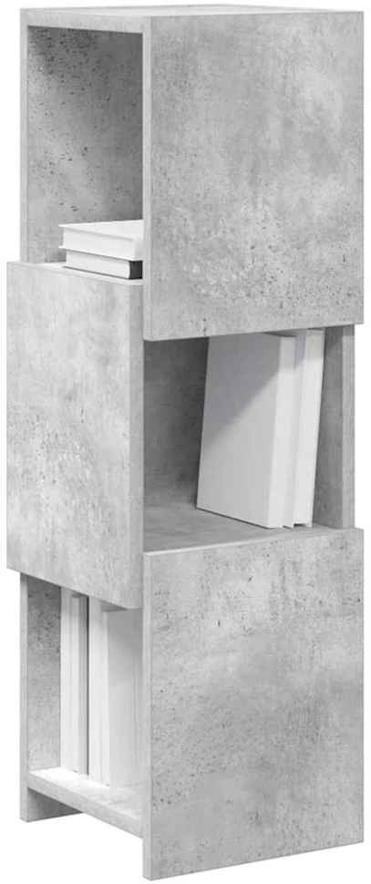 Kampinė spintelė 25,5x25x80cm Apdirbta mediena Betono pilka