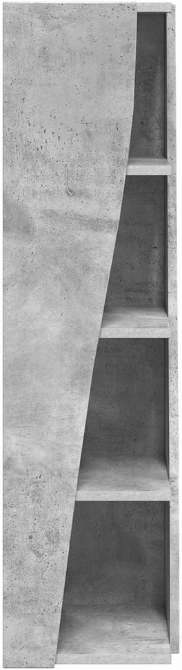 Kampinė spintelė 27,5x27x102cm Apdirbta mediena Betono pilka