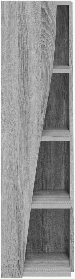 Kampinė spintelė 27,5x27x102cm Apdirbta mediena Pilkas Sonoma