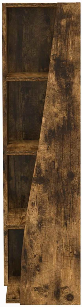 Kampinė spintelė 27,5x27x102cm Apdirbta mediena Rūkyta ąžuolas