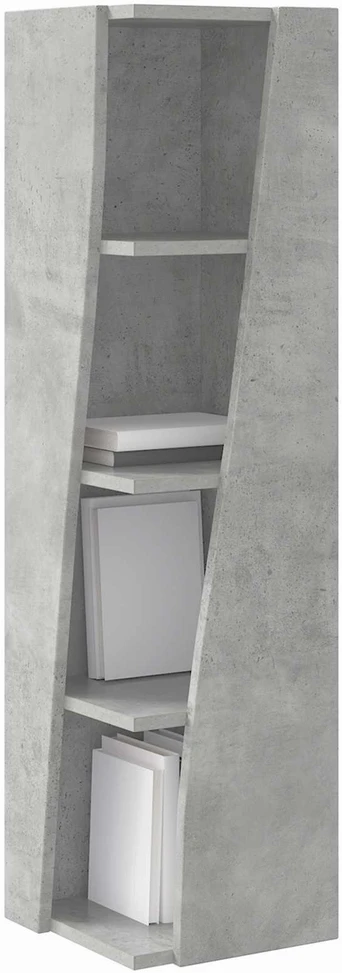 Kampinė spintelė 27,5x27x102cm Apdirbta mediena Betono pilka