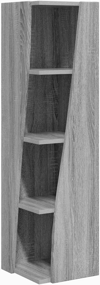 Kampinė spintelė 27,5x27x102cm Apdirbta mediena Pilkas Sonoma