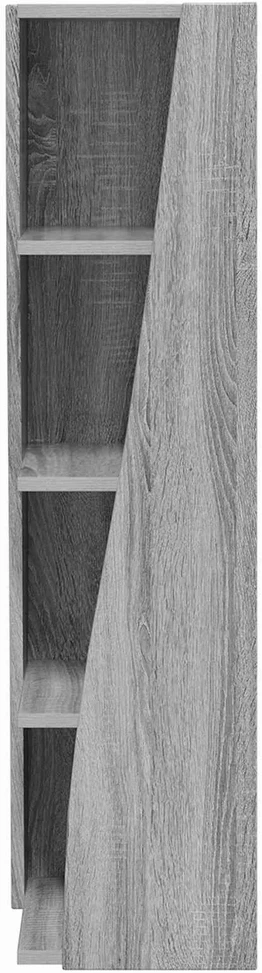 Kampinė spintelė 27,5x27x102cm Apdirbta mediena Pilkas Sonoma