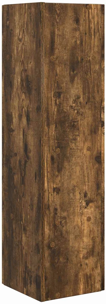 Kampinė spintelė 27,5x27x102cm Apdirbta mediena Rūkyta ąžuolas